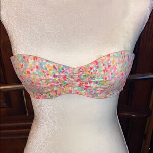 Victoria's Secret Multicolor Bandeau Bikini Top